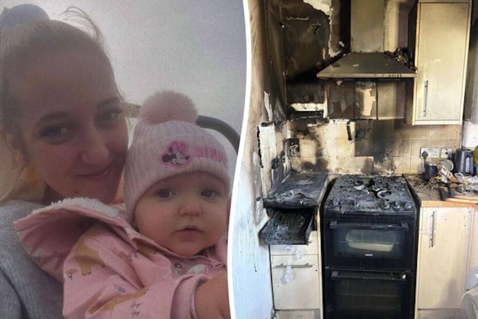 Una mamma single di 23 anni perde "tutto" in un incendio in casa dopo l'esplosione della friggitrice ad aria