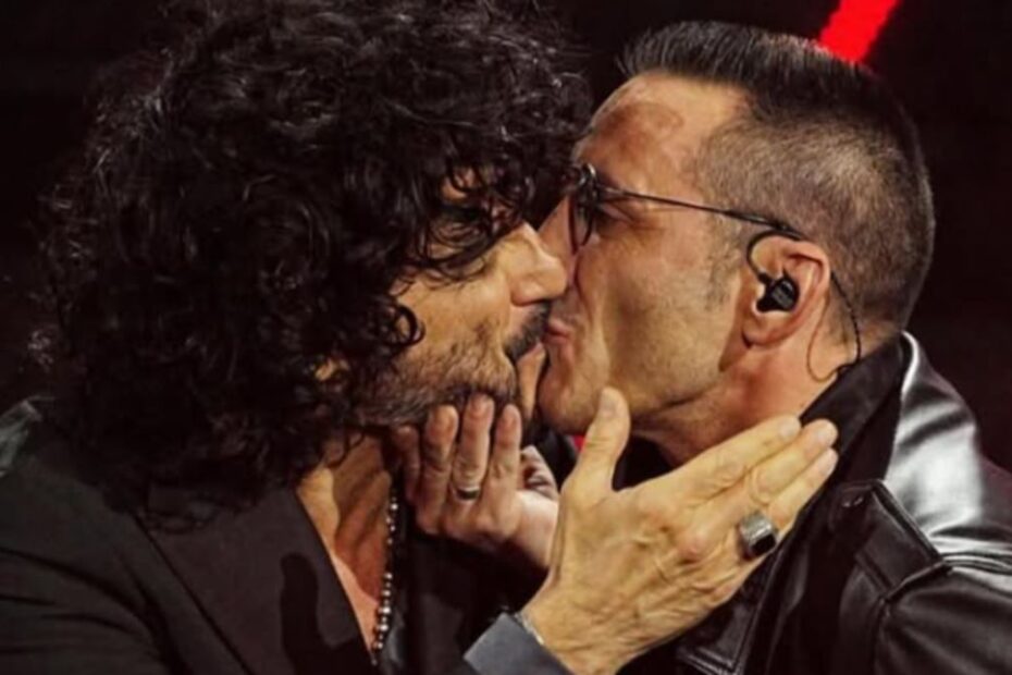 Sanremo 2025 Kekko Modà Renga Bacio