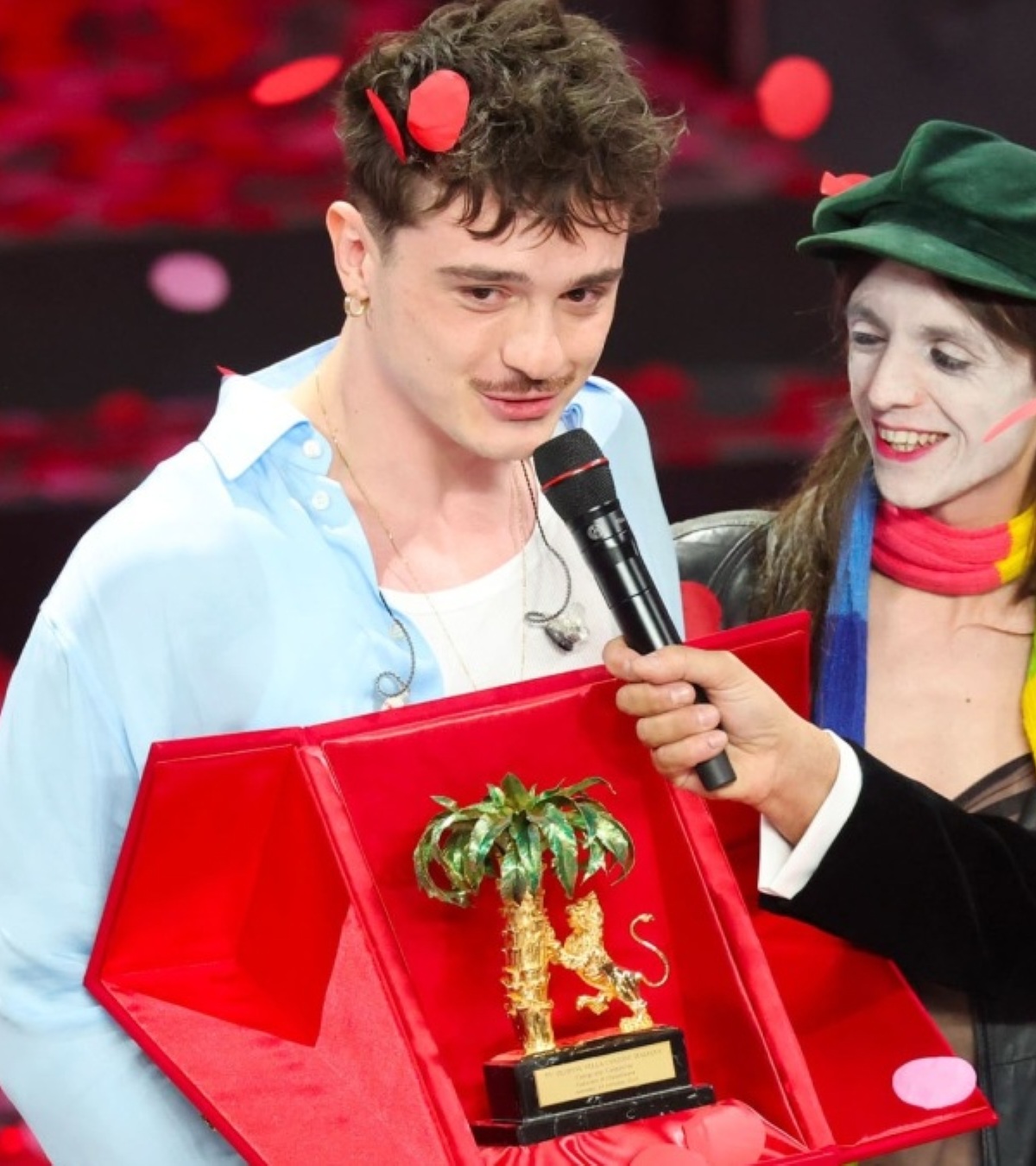 sanremo giorgia perché ha pianto