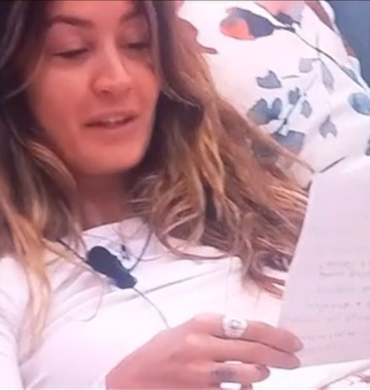 grande fratello amanda lettera javier